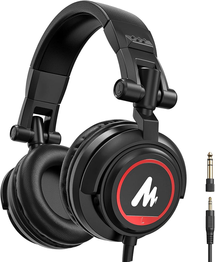 MAONO Auriculares de estudio con controladores de 50 mm Pro Monitor...