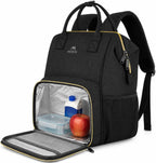 MATEIN Mochila de almuerzo para mujer, mochila térmica aislada, 15,6 pulgadas