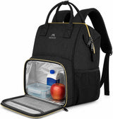MATEIN Mochila de almuerzo para mujer, mochila térmica aislada para...