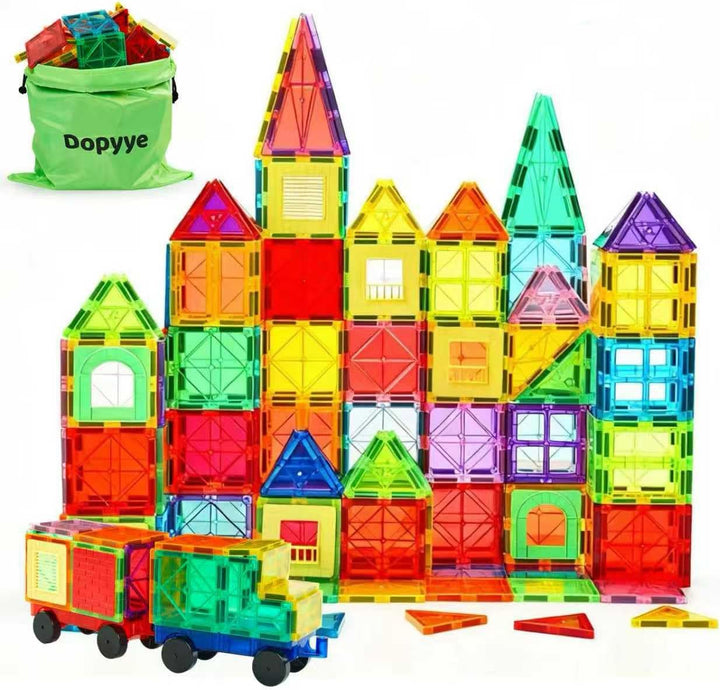 Azulejos magnéticos de construcción para niños 100 bloques