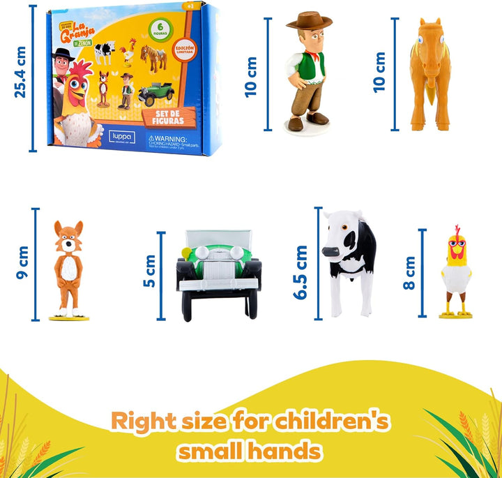 LUPPA La Granja de Zenon - Set de 6 Figuras de Acción y Aventura pa...