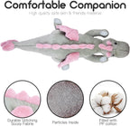 ARELUX - Lindo dragón grande de 50 pulgadas, suave peluche de pterosaurio verde matcha, almohada gigante de dinosaurio mullido con alas rosadas para amigos, miembros de la familia