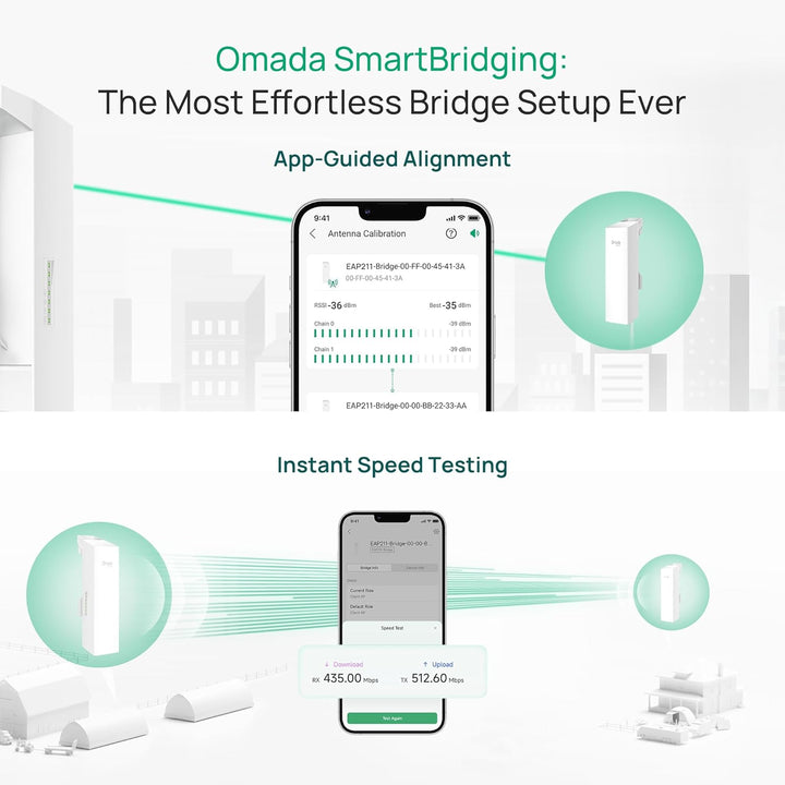 TP-Link Omada Puente inalámbrico de punto a punto para
