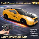 Auto de control remoto RC Drift Car 2.4GHz escala 1:24 4WD 20KM\/H...