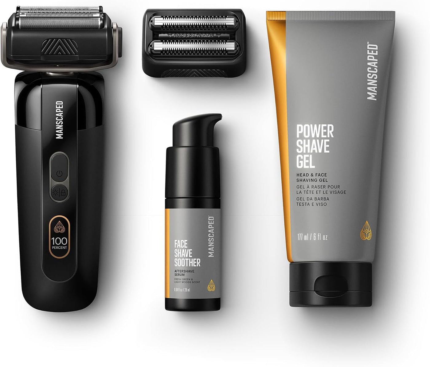 MANSCAPED® The Chairman™ PRO Package - Afeitadora facial eléctrica...