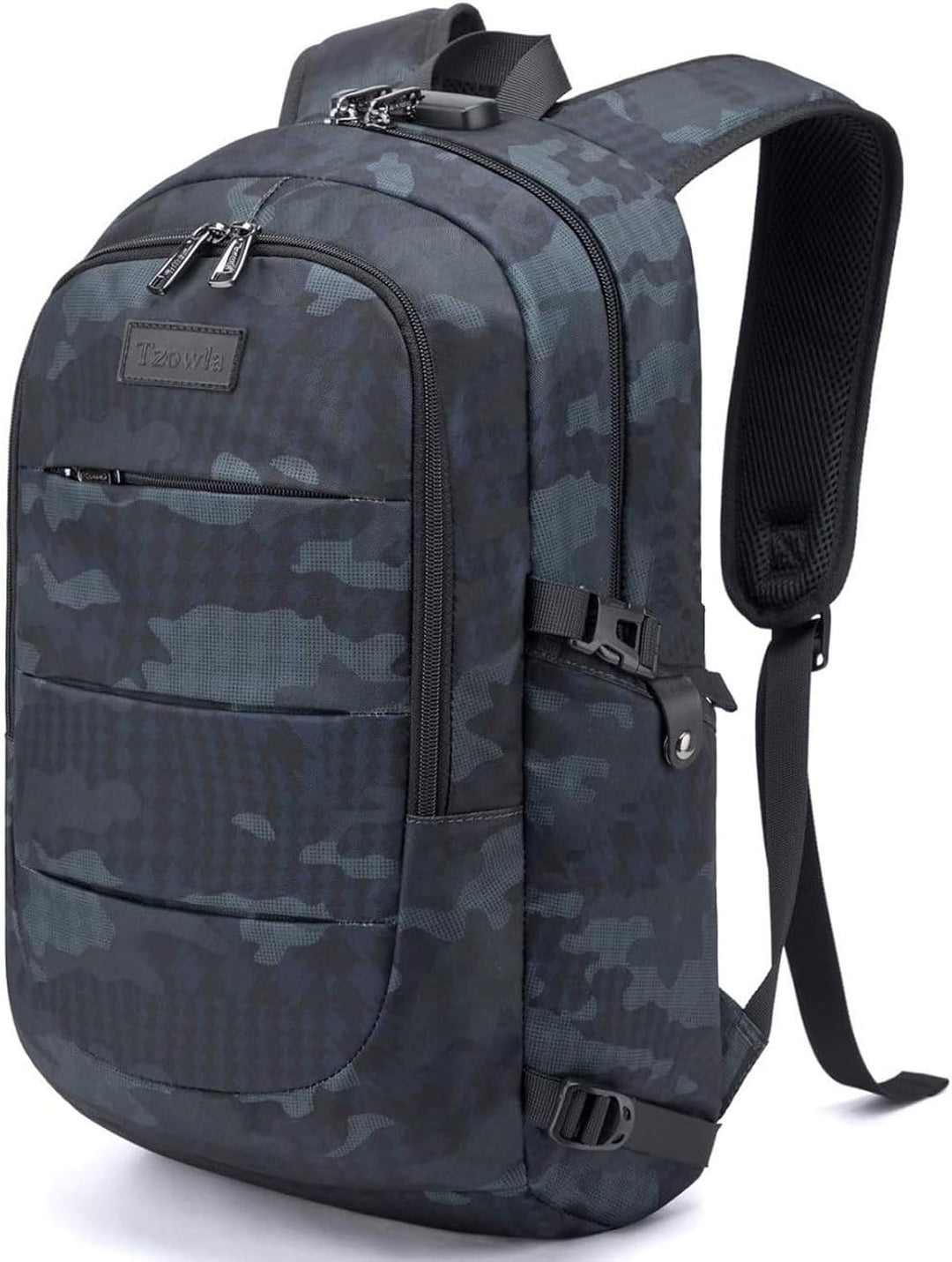 Tzowla, mochila para computadora portátil de negocios resistente al...
