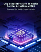 Cerradura de puerta de vidrio inteligente, cerradura de puerta de vidrio biométrica con huella dactilar 4 en 1, LG2315, 2024, sin taladro, sin llave, cerraduras de puerta mejoradas, ideal para oficina, hogar, hotel, apartamento