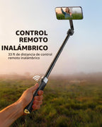 TODI Trípode magnético de 60 pulgadas para iPhone, mini palo magnético selfie stick compatible con iPhone serie 12-17 con anillo de metal