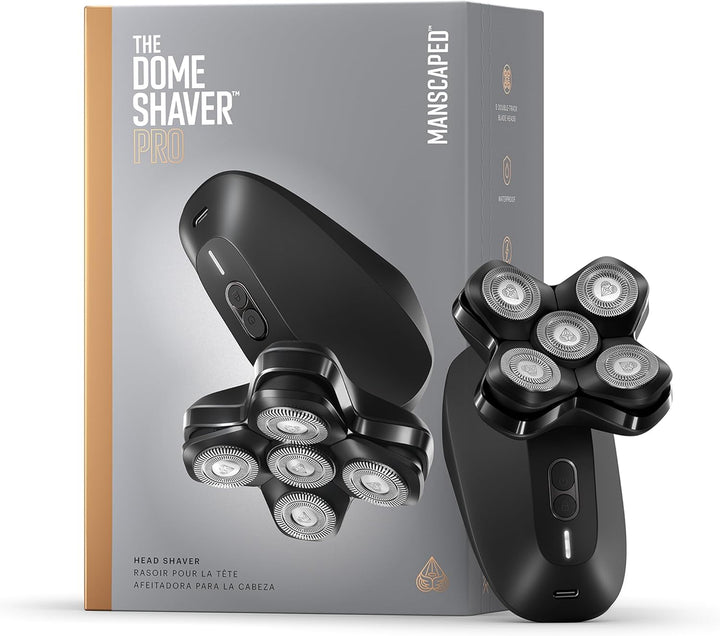 MANSCAPED® The Dome Shaver™ PRO - Afeitadora de cabeza para hombres...