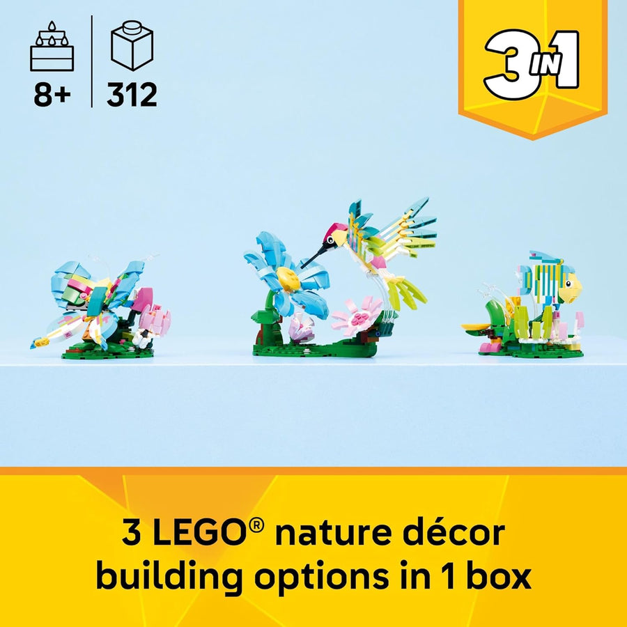 LEGO Creator 3 en 1 Wild Animals colorido juguete de