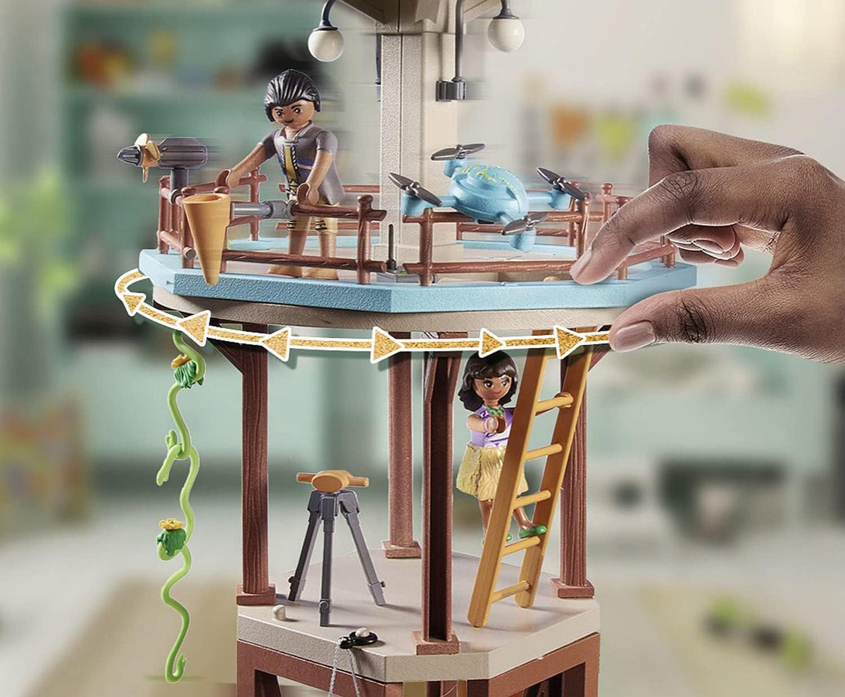 Playmobil Torre de investigación Wiltopia con brújula