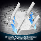 Extensor WiFi Amplificador de señal de doble banda 58 GHz