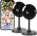 owltron Cámara de seguridad para interiores de 4 MP, paquete de 2 c...