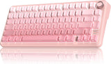 RedThunder K75 Teclado mecánico inalámbrico para juegos, 75% teclad...
