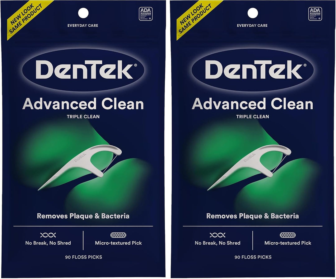 DenTek Triple Clean Advanced Clean Palillos de Hilo Dental, Hilo qu...