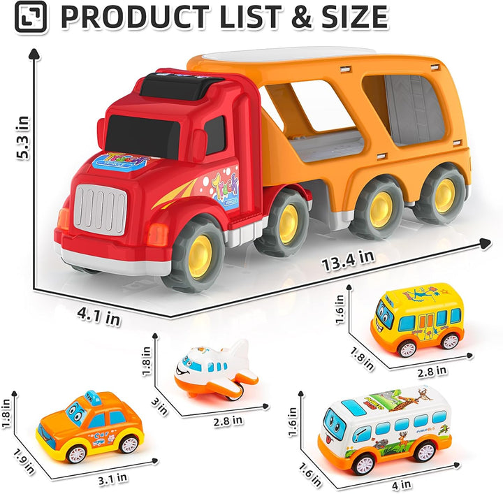 Veslier Juguetes de Autos para Niños Pequeños para Niños y Niñas de...