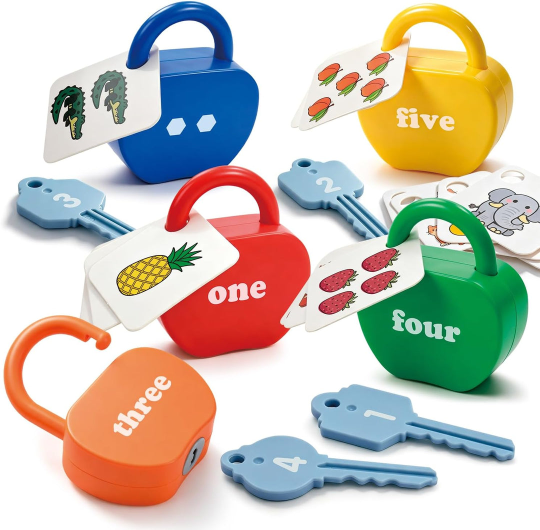 YYDeek Juguetes para niños de 3 a 5 años, con cerraduras y llaves,...