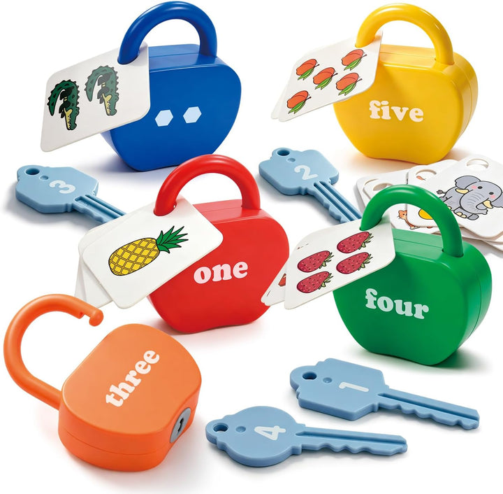 YYDeek Juguetes para niños de 3 a 5 años, con cerraduras y llaves,...