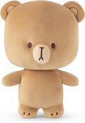 Milkmochabear Peluche moca oficial de 7 pulgadas, mercancía auténtica, adorable oso de peluche, tamaño de viaje, suave, regalo para cualquier ocasión, amigos, parejas, vacaciones, cumpleaños, hombres