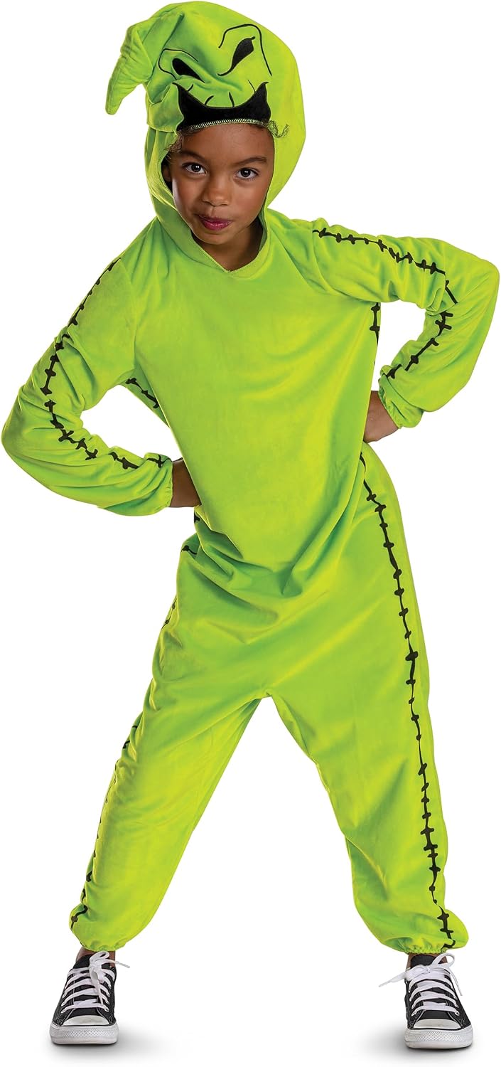 Disfraz de Oogie Boogie de Pesadilla Antes de Navidad de Disney, overol con capucha con licencia oficial