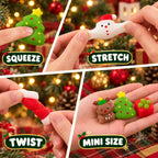 Recuerdos de fiesta de Navidad, 120 piezas de juguetes Squishies para niños, Mochi Squishy al por mayor, juguetes Kawaii mini para apretar, rellenos para bolsas de regalo, premios de aula para niños y