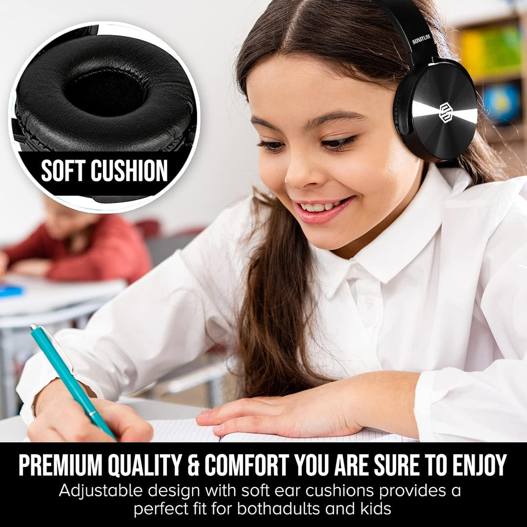 Sonitum Juego de auriculares y micrófono de alta calidad para el au...