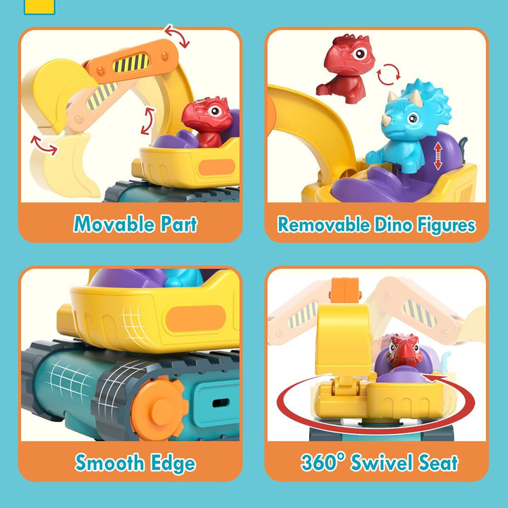 Lehoo Castle Auto a control remoto para niños pequeños, juguetes de...