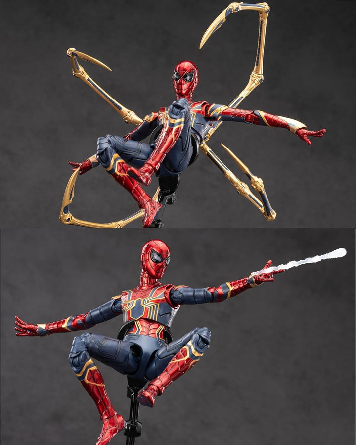 LonullyMege Iron Spider Figuras de acción de 7 pulgadas, escala 1\/...