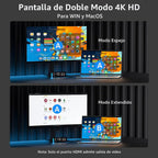 LTC Estación de acoplamiento para portátil, concentrador USB C 7 en 1 con pantalla, múltiples aplicaciones integradas, adaptador multipuerto con HDMI 4K a 60Hz, entrega de energía de 90 W, puertos de datos USBC y USBA, dongle para MacBook, Dell y más