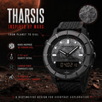 NORTH EDGE Tharsis - Reloj analógico digital para exteriores para hombre
