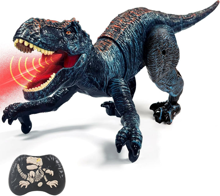 Sunrad Juguetes de dinosaurio a control remoto para niños de 3-5, 4...