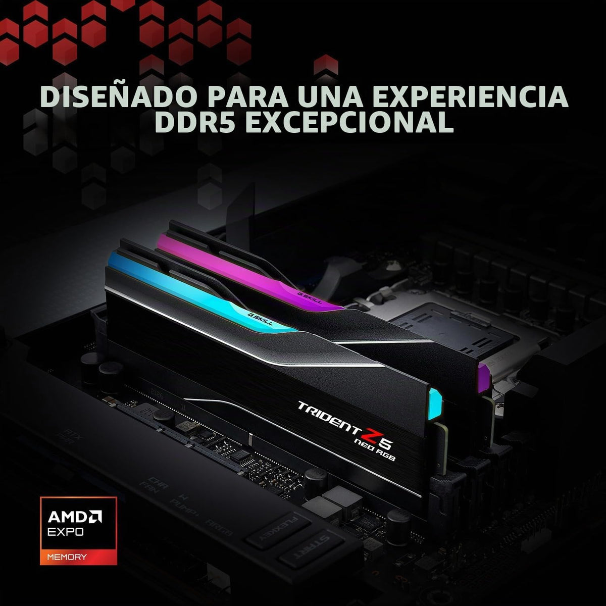 G.SKILL Trident Z5 Neo RGB Series DDR5 RAM (AMD Expo) 32GB (2x16GB)...