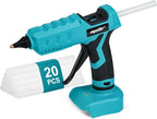 Pistola de pegamento caliente inalámbrica de 100 W compatible con batería Makita de 18 V