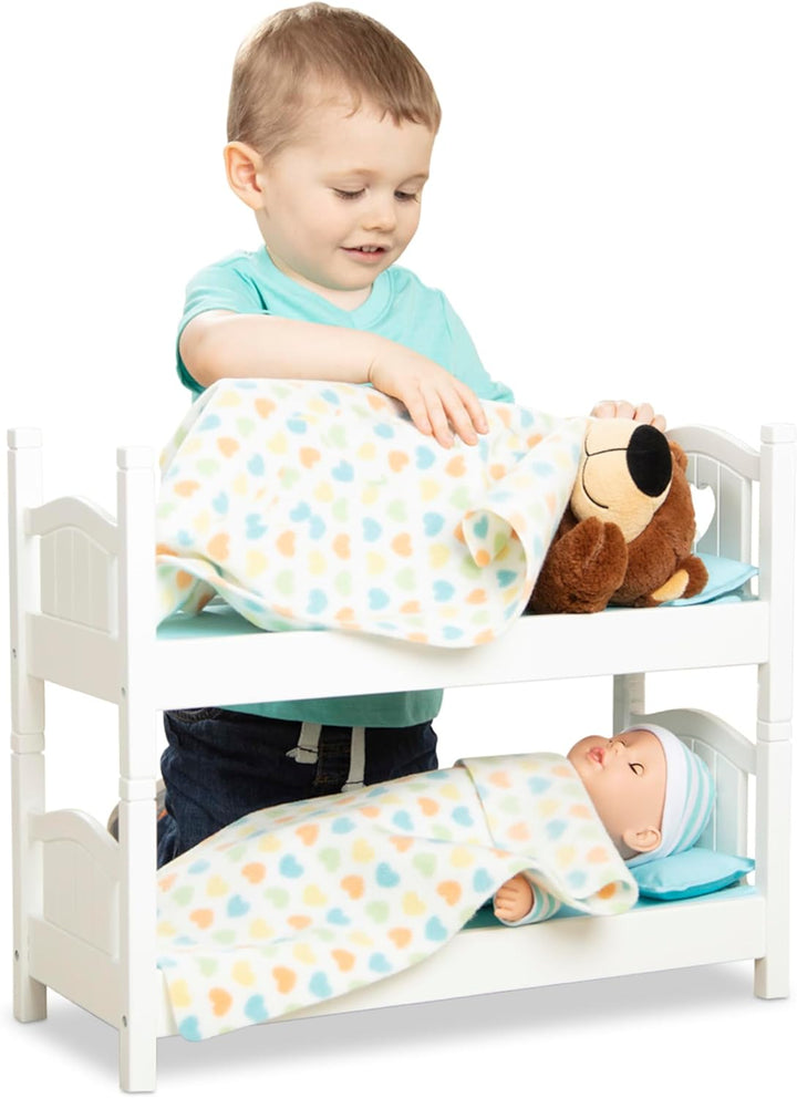 Melissa &amp; Doug Mine to Love Litera de Juego de Madera para Muñe...