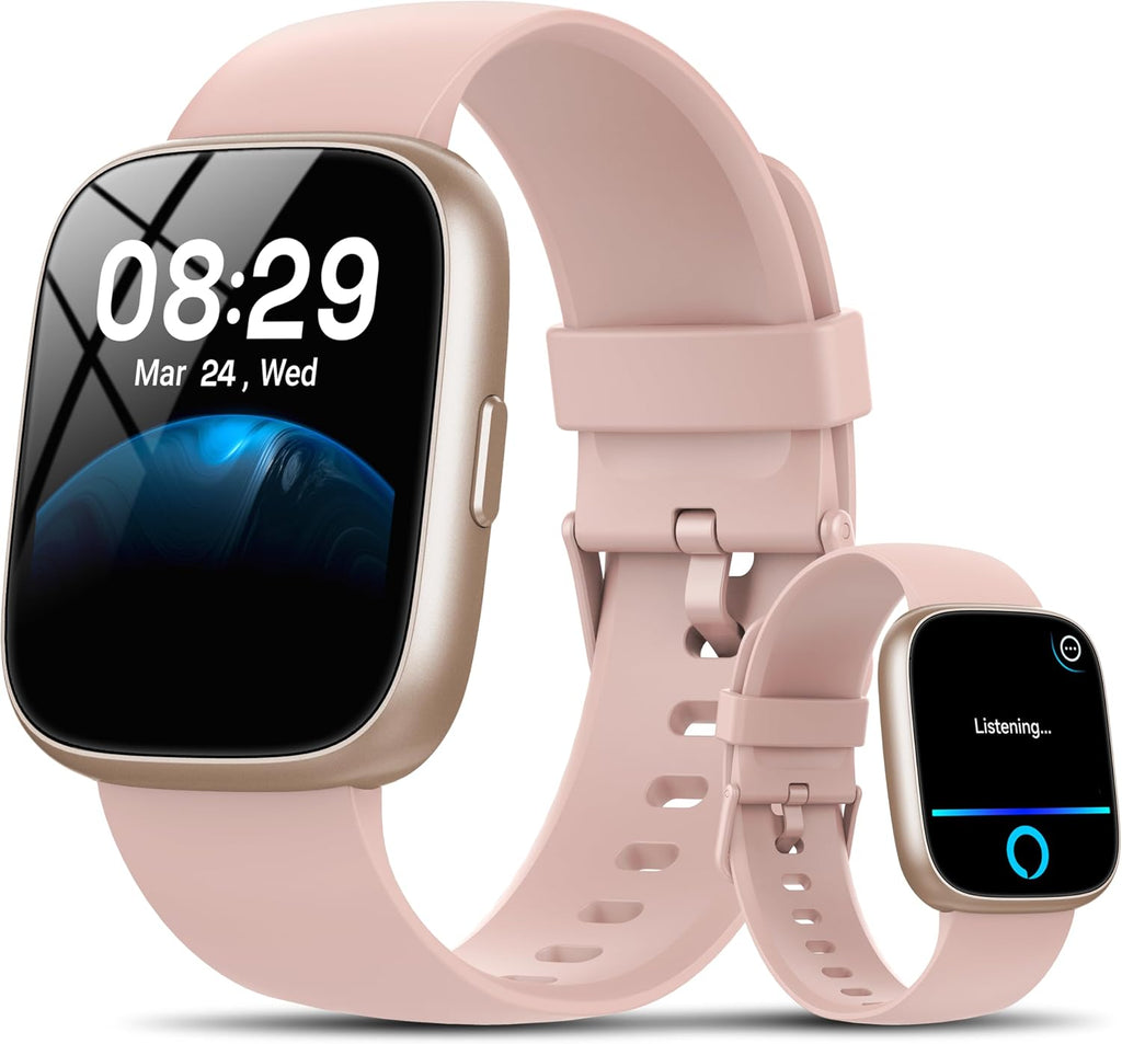 Reloj inteligente con Alexa integrado, rastreador de fitness de llamadas
