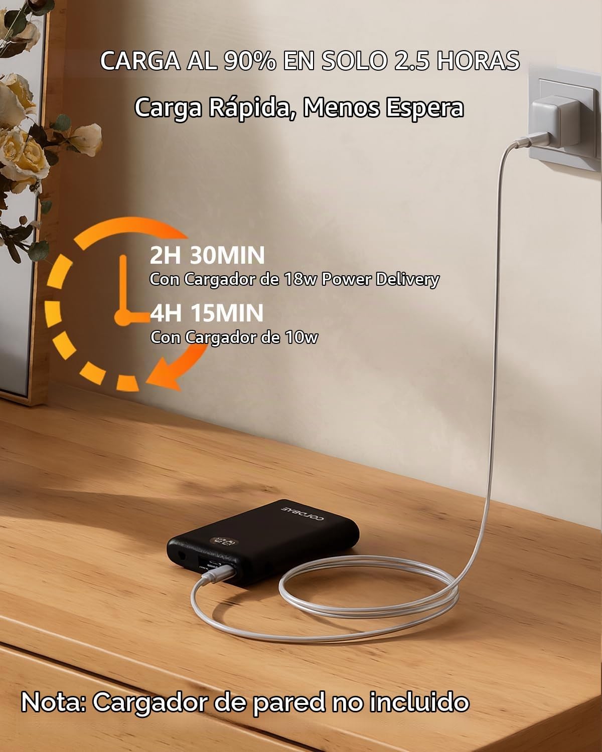 ColdBye Paquete de Batería de 7.4V\/5V para Chaleco Calefactable, P...