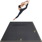 GXMMAT Esterilla de Yoga Grande 6'x4'/6'x6'(7mm) & 7'x5'(9mm)