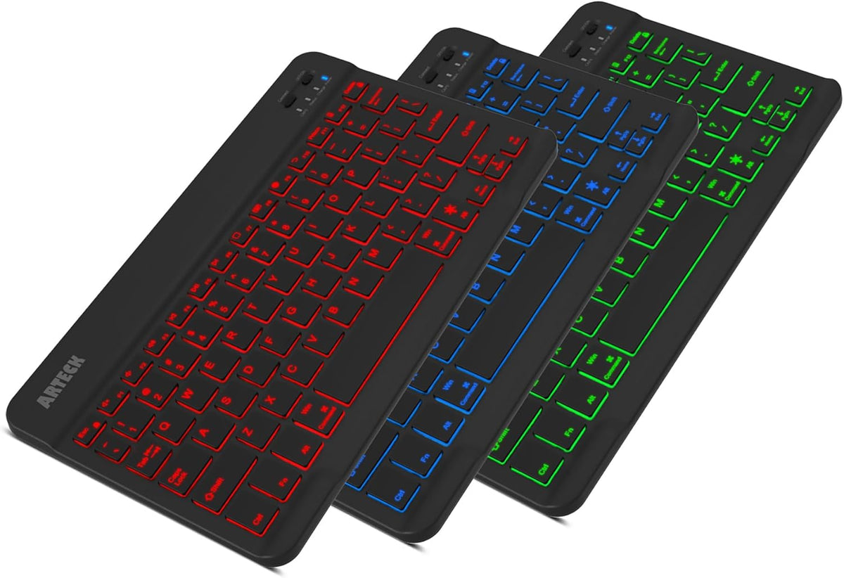 Arteck HB030B teclado universal portátiles inalámbrico por