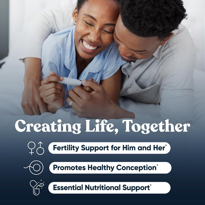 Conception Fertility for Her & Him Paquete - Combo de suplementos d...