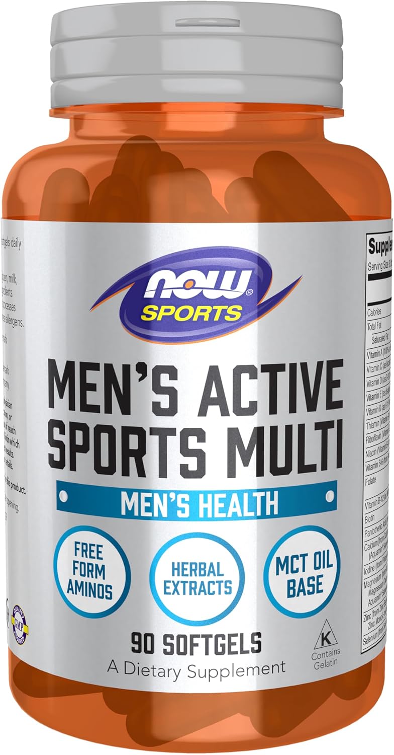 NOW Sports Nutrition, Multi deportes extremos para hombre con amino...