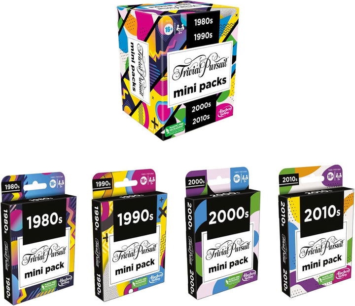 GAMES Trivial Pursuit Mini Packs Multipack Preguntas