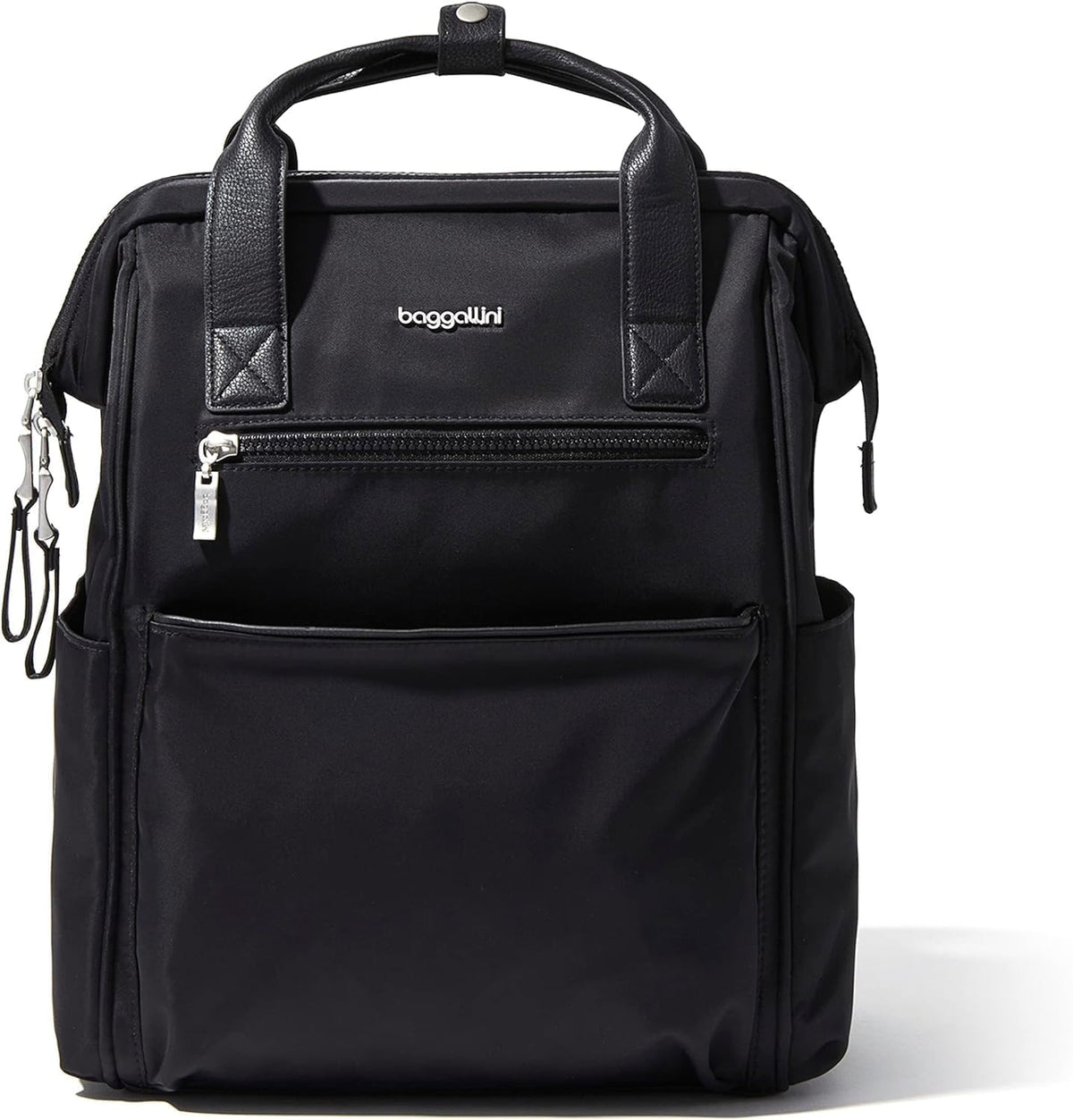 Baggallini Mochila Soho para mujer, Negro, talla única