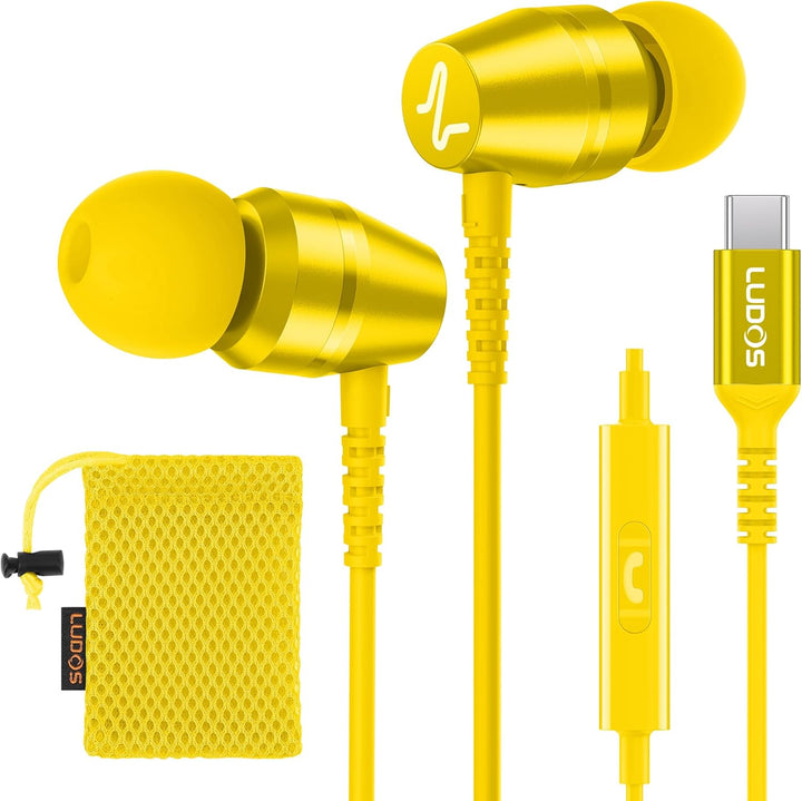 LUDOS OMNITONE Auriculares USB C para iPhone 16 15 Pro Max Plus iPa...