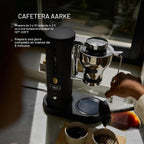 aarke Drip Coffee Maker con 42oz Glass Carafe, Matte negro