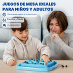 Juego de imán, juegos magnéticos de ajedrez, juegos de mesa para niños de 6 a 8 a 12 años, juegos de ajedrez magnéticos, juegos de mesa familiares para niños y adultos, juego magnético con 40 piezas, divertidos regalos de cumpleaños para niños (azul)