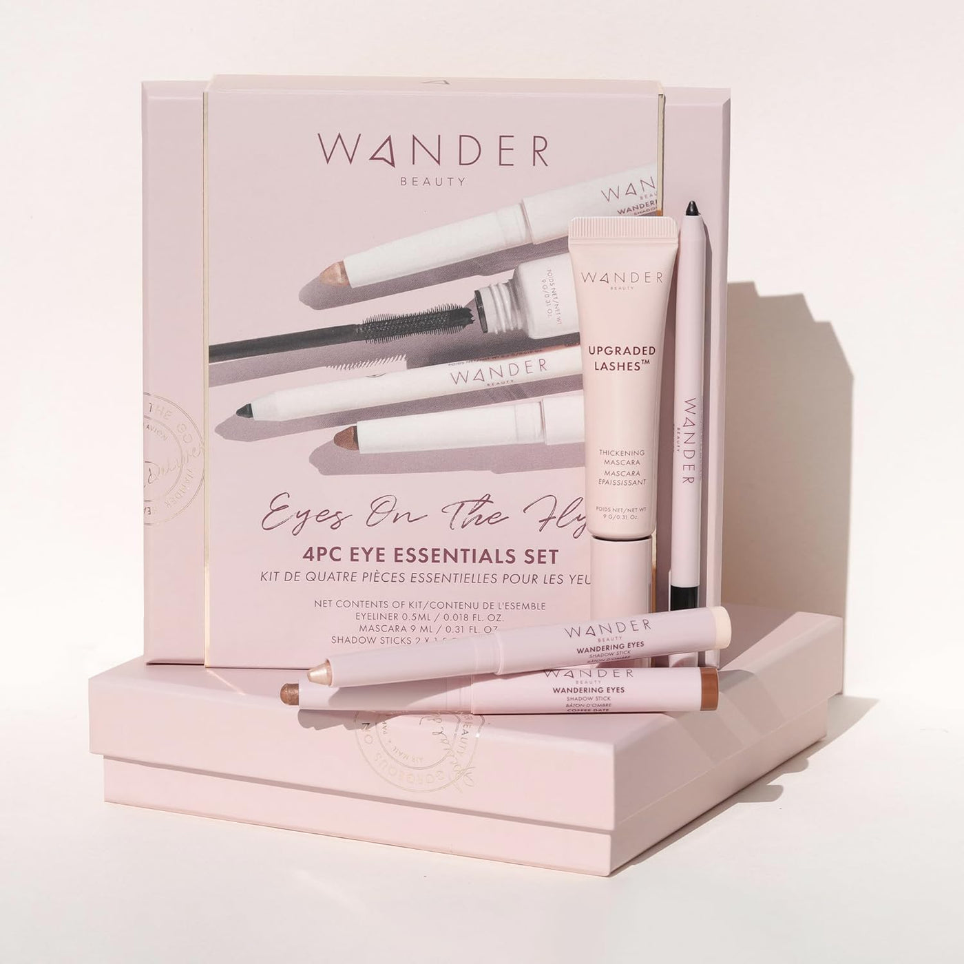 Wander Beauty Eyes on the Fly - Juego de regalo de belleza de 4 pie...