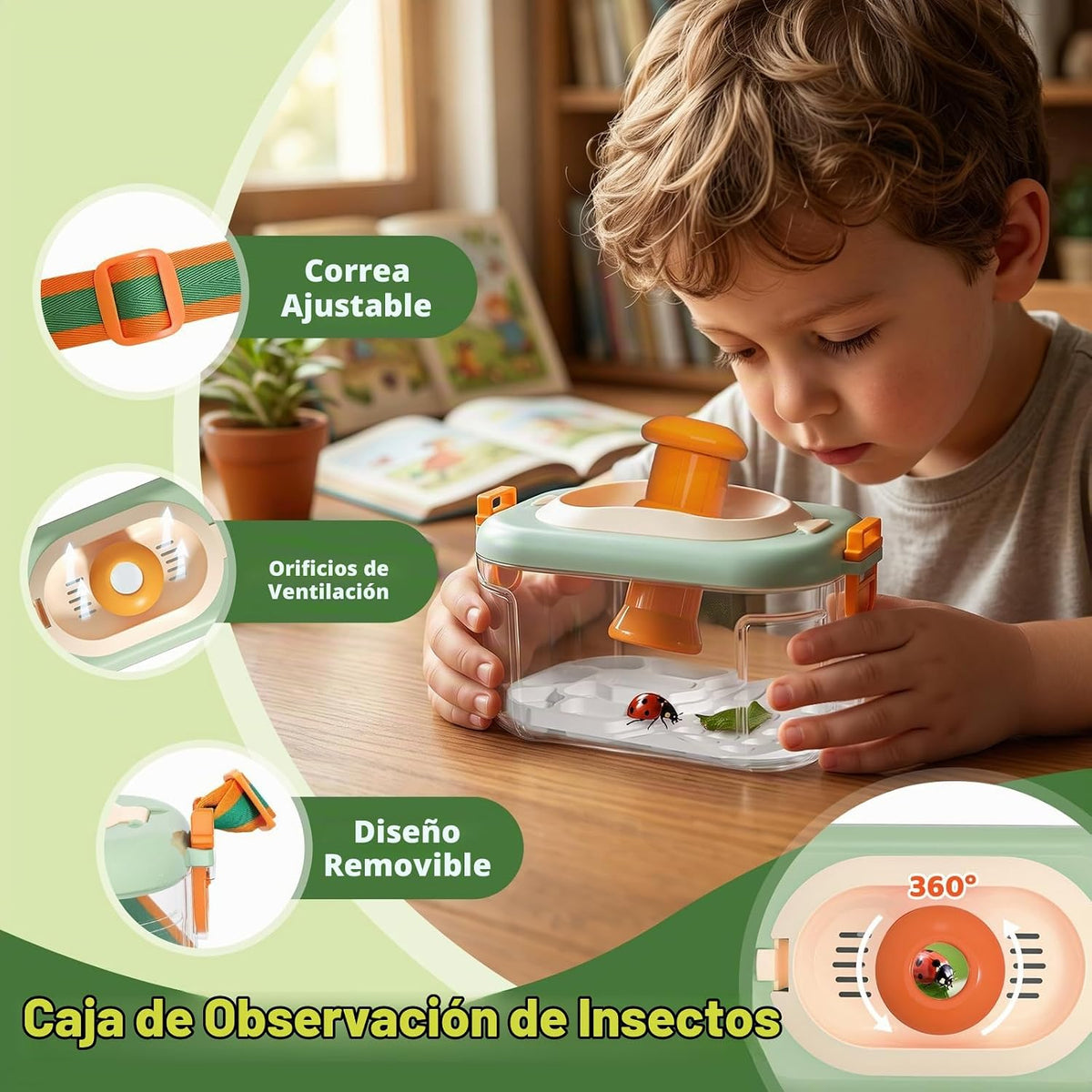 Kit de explorador de 27 piezas para niños y kit para atrapar insectos (a partir de 3 años)