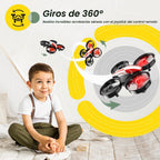 Holy Stone Mini Dron para Niños y Principiantes RC Nano Quadcopter Pequeño Helicóptero Avión para Interiores con Vuelo Estacionario Automático, Giros 3D, Modo sin Cabeza y 3 Baterías, Gran Juguete de
