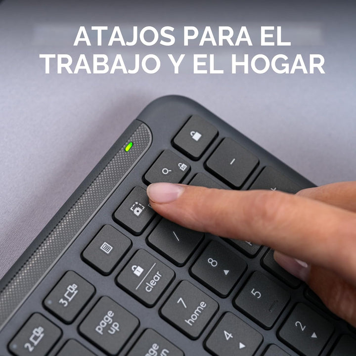 Logitech Signature Slim K950 Teclado Inalámbrico, Diseño Elegante,...