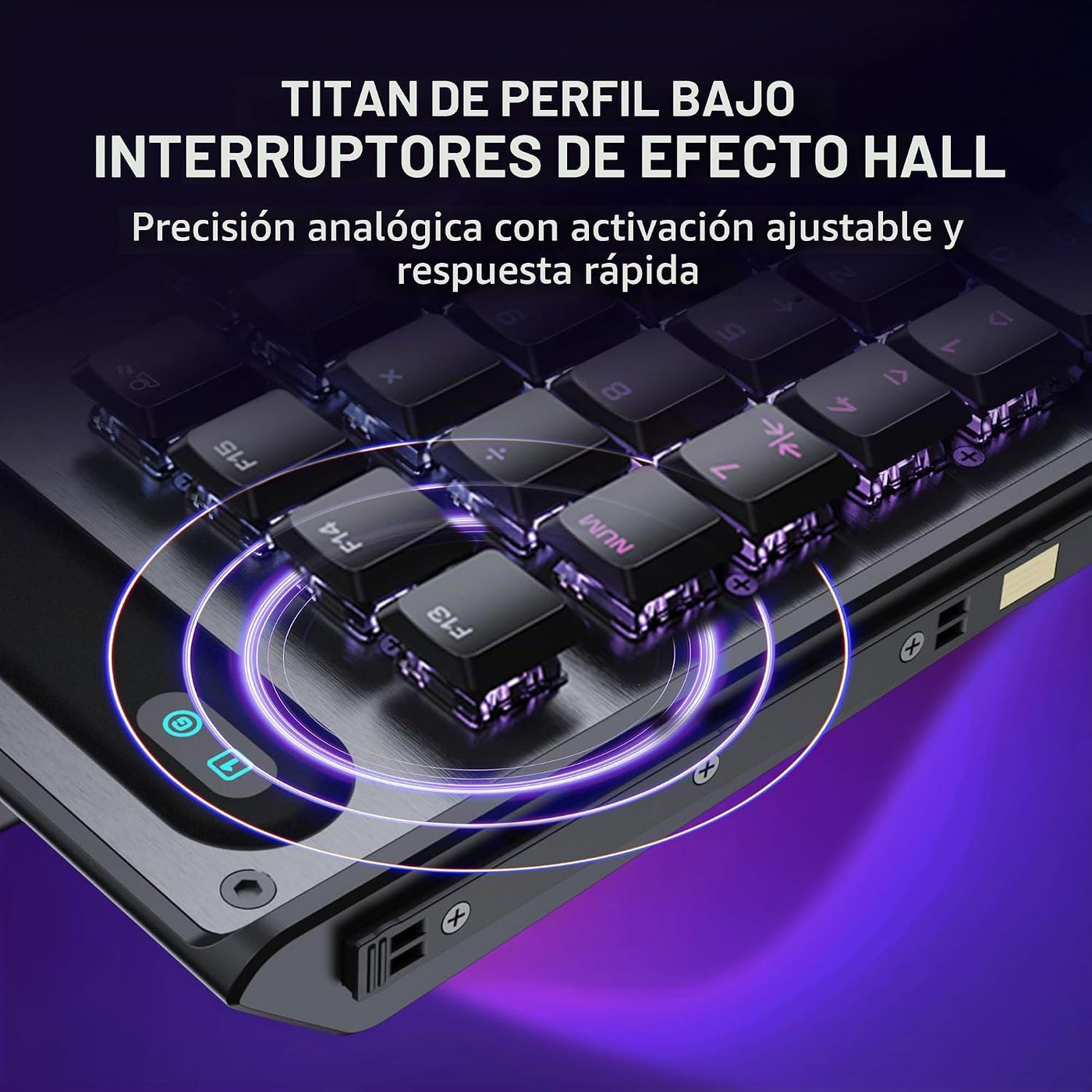 Turtle Beach Command Series KP7 - Teclado para juegos - Diseño prog...
